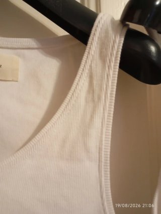 2x Camisetas Zara Blancas Talla M