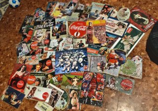 Lote Carteles Metálicos Coca-Cola Vintage