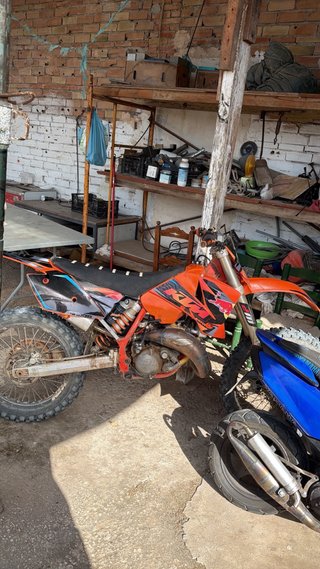KTM 125cc Motocross Naranja/Negra