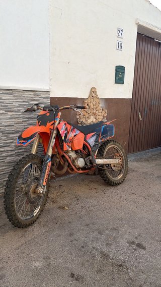 KTM 125cc Motocross Naranja/Negra