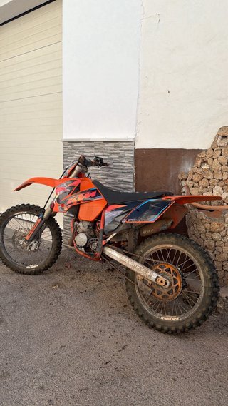 KTM 125cc Motocross Naranja/Negra