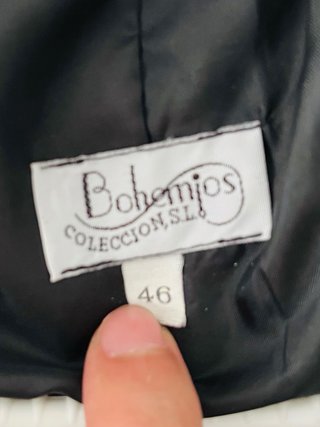 Abrigo largo negro Bohemios Collections T.46