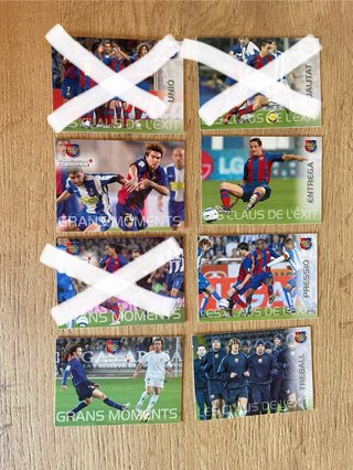 Cromos Barça Campió 2004/05