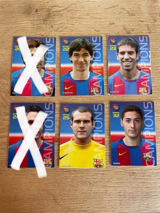 Cromos Barça Campió 2004/05