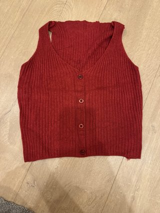 Top de tirantes rojo