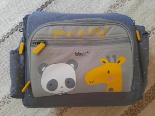Bolsa de viaje bbest con jirafa y panda