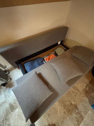 Sofá Cama IKEA Gris Oscuro