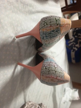 Tacones WenFuNi Talla 39 Multicolor