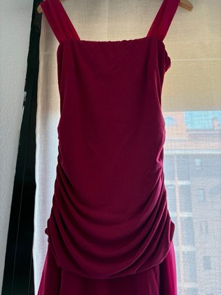Vestido largo Studio THE'ARE burdeos
