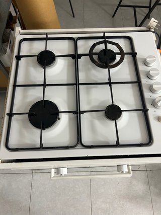 Cocina Gas 4 Fuegos + Horno Eléctrico