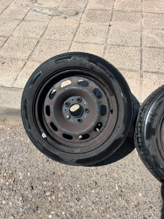 4 Llantas BMW 16"+Neumáticos Invierno+Tapacubos