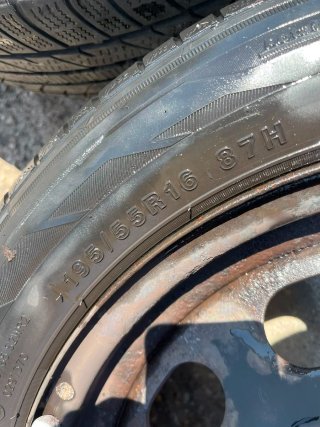 4 Llantas BMW 16"+Neumáticos Invierno+Tapacubos