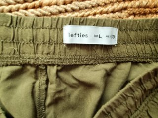 Pantalones Lefties Azul y Verde Talla L