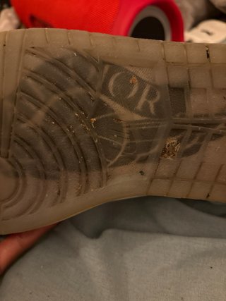 Jordan 1 x Dior Gris y Blanco