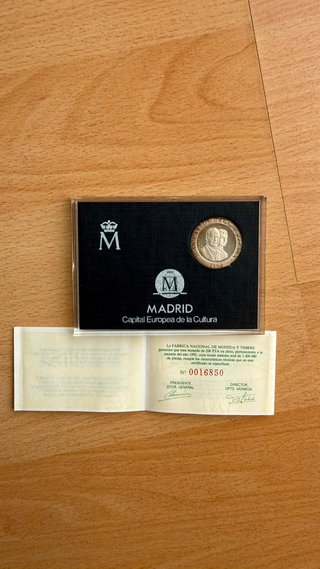Moneda 200 Pts Madrid Capital Cultura