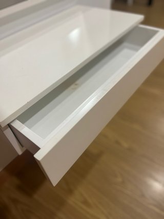 Mueble recibidor blanco