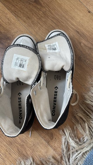 Converse All Star Plataforma Negras Talla [Talla]