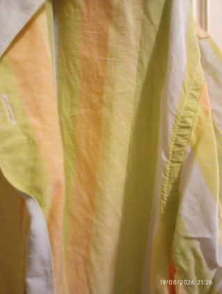 Camisa Zara Rayas Multicolor Lino Algodón Lyocell
