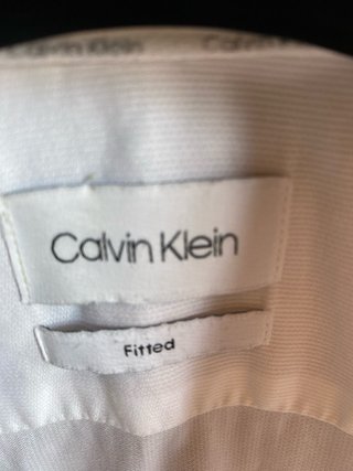 Camisa Vestir Calvin Klein Blanca