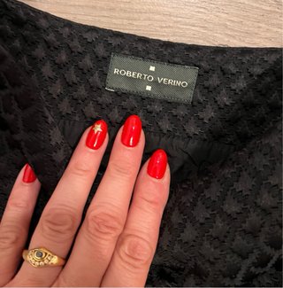 Vestido Negro Roberto Verino Talla S
