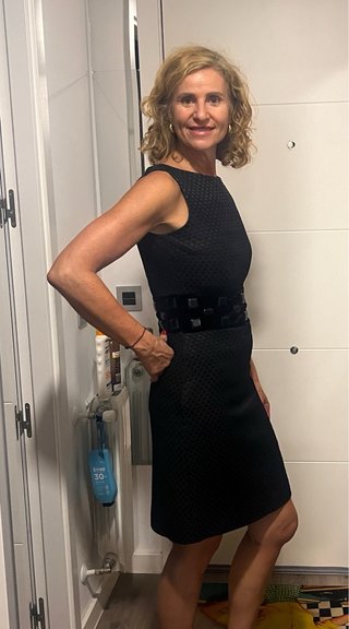 Vestido Negro Roberto Verino Talla S