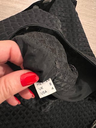 Vestido Negro Roberto Verino Talla S