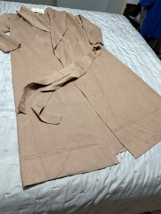 Cárdigan largo de punto KOOKAI camel talla única