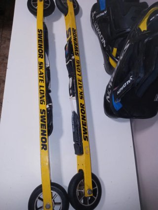 Rollerski Swenor Skate Long + Botas Salomon