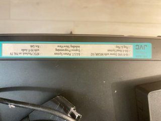 Videograbadora VHS JVC con mando y euroconector