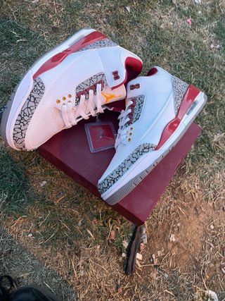 Jordan 3 Rojo Blanco Nuevas
