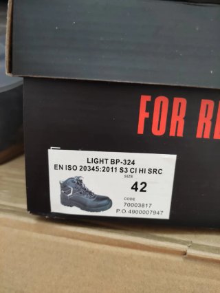 Botas de seguridad KINGSMANN negras