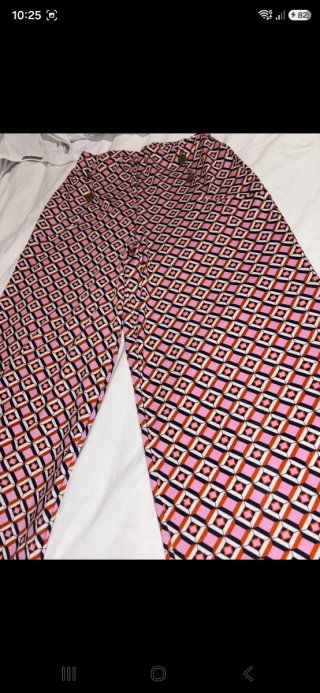 Pantalones Sfera Mujer Talla S Estampado Geométric