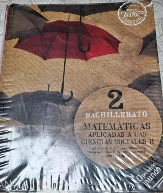 Libro matemáticas 2o. Bachillerato