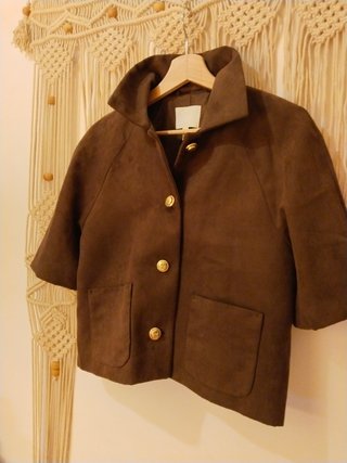 Chaqueta H&M efecto ante marrón