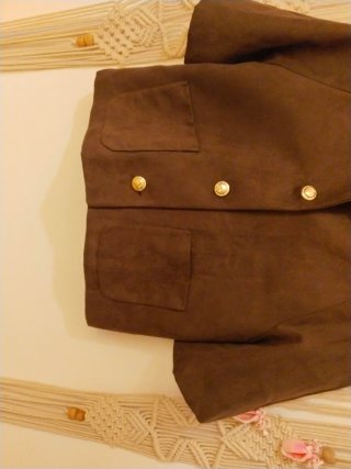 Chaqueta H&M efecto ante marrón