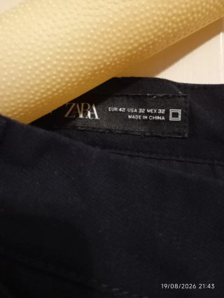 Pantalones Zara Lyocell Negros