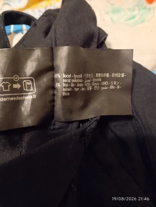 Pantalones Zara Lyocell Negros