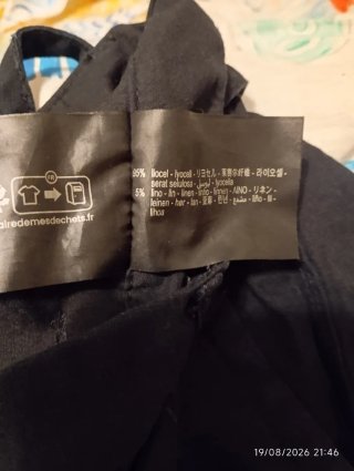 Pantalones Zara Lyocell Negros
