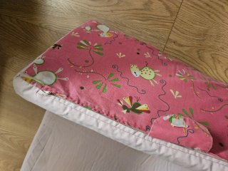 Colchoneta o márfega para cama de viaje bebé