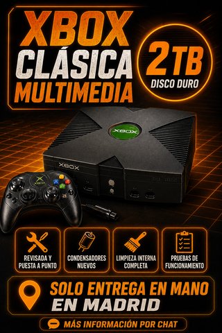 Xbox Clásica 2TB Disco Duro