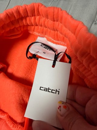 Pantalón chándal naranja talla M
