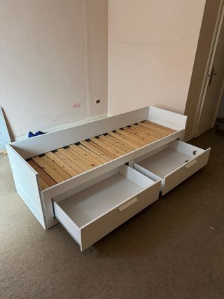 Cama camper con cajones