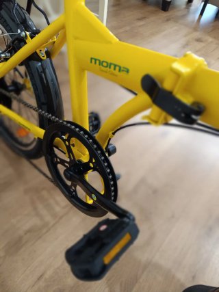 Bicicleta Plegable Moma Amarilla