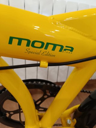 Bicicleta Plegable Moma Amarilla