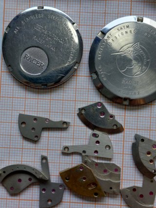 Lote piezas relojes pulsera