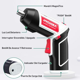 Destornillador Eléctrico HYCHIKA 6Nm Bateria