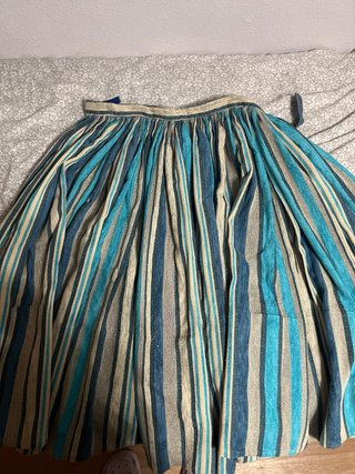 Falda Baturra Rayas Hecha a Mano Venta en persona
