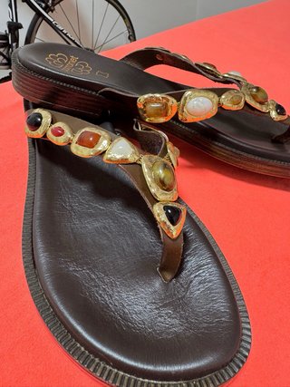 Sandalias Porronet Talla 41 Piedras