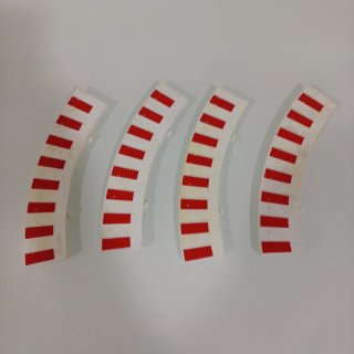 Scalextric Bordes exteriores para curva cerrada
