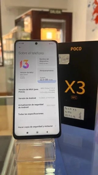 Xiaomi Poco X3 NFC 128GB Gris 6GB RAM